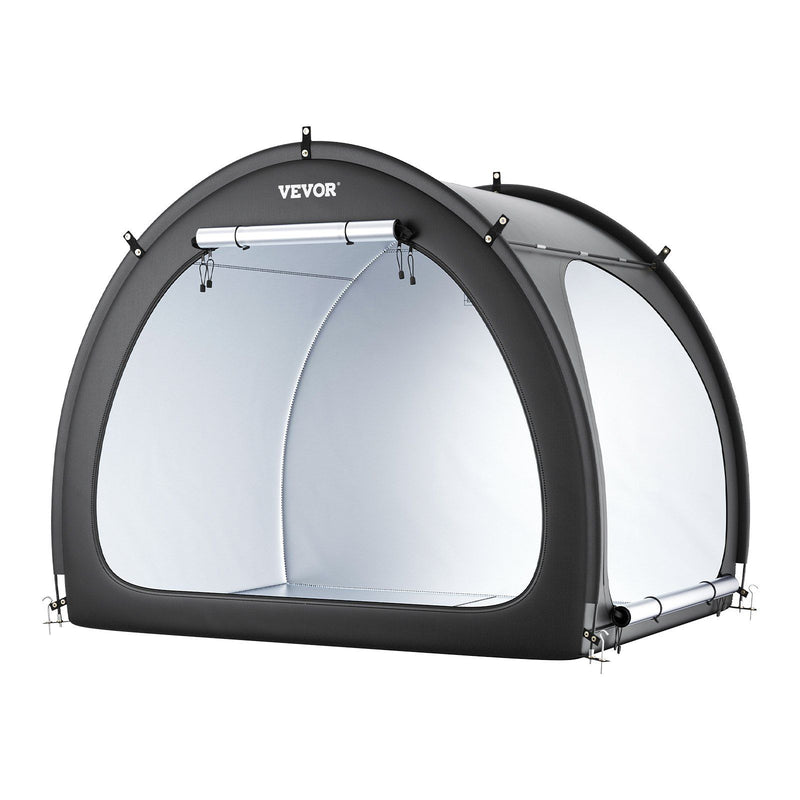 Bike Storage Tent 4-5 Bikes Waterproof Outdoor Fiberglass