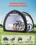 Bike Storage Tent 4-5 Bikes Waterproof Outdoor Fiberglass