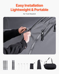 Bike Storage Tent 4-5 Bikes Waterproof Outdoor Fiberglass
