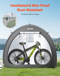 Bike Storage Tent 4-5 Bikes Waterproof Outdoor Fiberglass