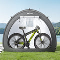 Bike Storage Tent 4-5 Bikes Waterproof Outdoor Fiberglass
