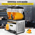 Commercial Slush Machine 2x15L Frozen Drink Margarita Maker