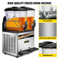 Commercial Slush Machine 2x15L Frozen Drink Margarita Maker