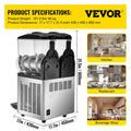Commercial Slush Machine 2x15L Frozen Drink Margarita Maker