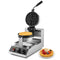 Commercial Waffle Maker 1300W Round Belgian Iron Stainless Steel