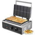 Commercial Waffle Maker 10pc Rectangle 1550W Stainless Steel