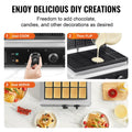 Commercial Waffle Maker 10pc Rectangle 1550W Stainless Steel