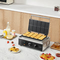 Commercial Waffle Maker 10pc Rectangle 1550W Stainless Steel