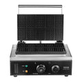 Commercial Waffle Maker 10pc Rectangle 1550W Stainless Steel