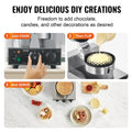 Commercial Waffle Maker 1230W Round Belgian Waffle Iron Non-Stick