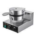 Commercial Waffle Maker 1230W Round Belgian Waffle Iron Non-Stick