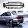 Catalytic Converter Compatible with 1998-2002 Honda Accord 2.3L, Direct-Fit High Flow Series Cat Converter, Stainless Steel Exhaust Converter Pipe with Flange Design & Gasket (OBD III Compliant)