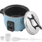 Commercial Rice Cooker, 40-Cup Rice Cooker, 8 Liter Large Rice Cooker and Warmer with Nonstick Inner Pot, Fast Cooking and 24-Hour Keep Warm, with Rice Cup and Paddle, for Restaurant
