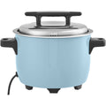 Commercial Rice Cooker, 40-Cup Rice Cooker, 8 Liter Large Rice Cooker and Warmer with Nonstick Inner Pot, Fast Cooking and 24-Hour Keep Warm, with Rice Cup and Paddle, for Restaurant