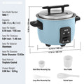 Devanti 40-Cup 8L Commercial Rice Cooker Warmer Nonstick Pot