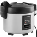 Commercial Rice Cooker, 70-Cup Rice Cooker, 15 Liter Large Rice Cooker and Warmer with Nonstick Inner Pot, Fast Cooking and 12-Hour Keep Warm, with Rice Cup and Paddle, for Restaurant