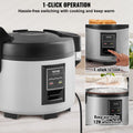 Commercial 70-Cup 15L Rice Cooker Warmer Nonstick Pot