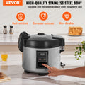 Commercial 45-Cup 9L Rice Cooker Warmer Nonstick Pot Restaurant