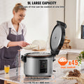 Commercial 45-Cup 9L Rice Cooker Warmer Nonstick Pot Restaurant