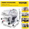 Commercial Meat Slicer 240W 10