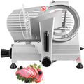 Commercial Meat Slicer, 200W Electric Deli Food Slicer, 350-400RPM Meat Slicer with 8