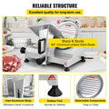 Commercial Meat Slicer, 200W Electric Deli Food Slicer, 350-400RPM Meat Slicer with 8