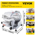 Commercial 320W Electric Meat Slicer 12