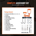Mortising Attachment Drill Press 4 Model Square Hole Chisel Set 5 Bush