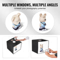 Photo Studio Light Box 31.5cm 6 Backdrops 3000-5600K LED