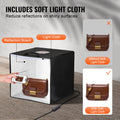 Photo Studio Light Box 31.5cm 6 Backdrops 3000-5600K LED