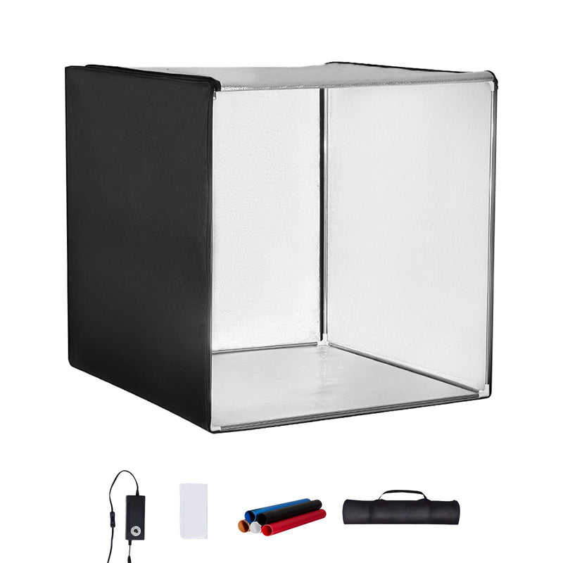Photo Studio Light Box 5600K with 210 LED Lights Power Adapter, 81.5 x 81.5 x 81.5 cm