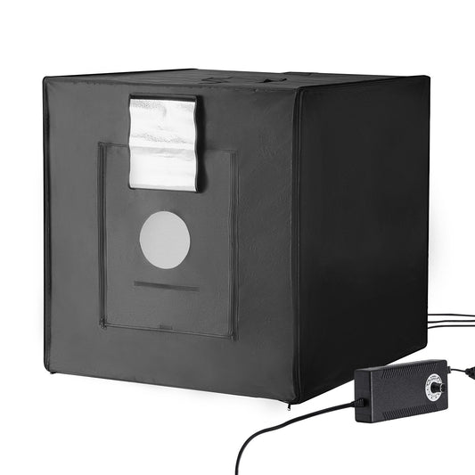 Photo Studio Light Box 5600K with 210 LED Lights Power Adapter,100 x 100 x 100 cm