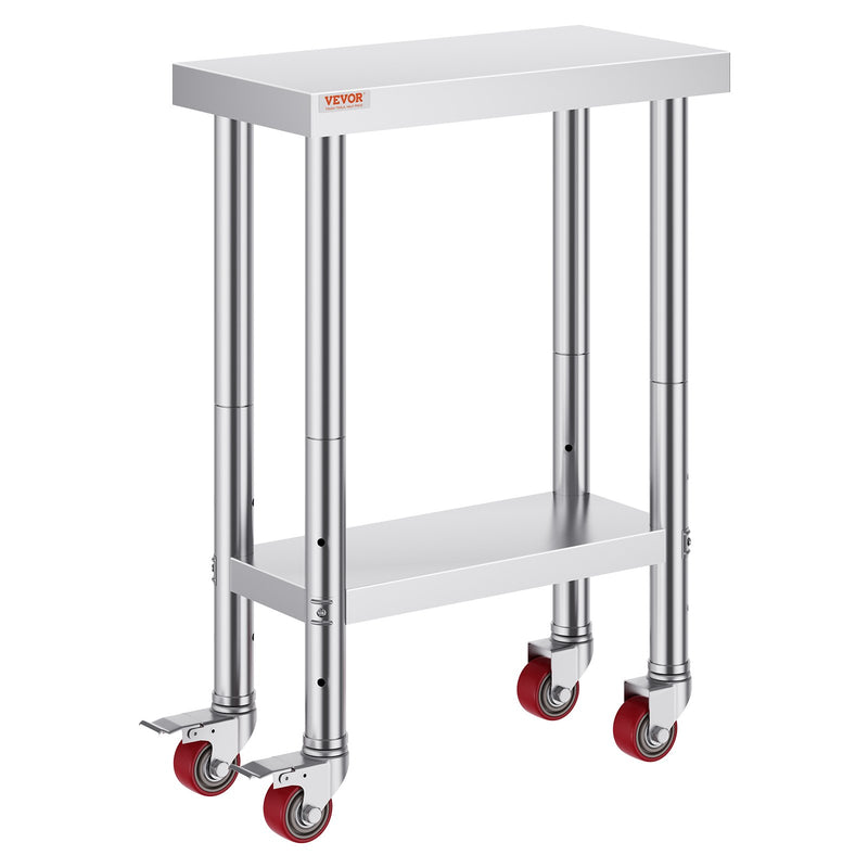 Stainless Steel Work Table 24x12x32
