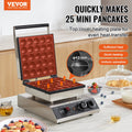 Devanti 25 Cavity Poffertjes Grill 1700W Non-stick Stainless Steel