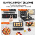 Devanti 25 Cavity Poffertjes Grill 1700W Non-stick Stainless Steel