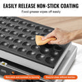 50PCS 43mm Dorayaki Baker 1700W Commercial Poffertjes Grill Non-stick