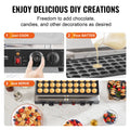 50PCS 43mm Dorayaki Baker 1700W Commercial Poffertjes Grill Non-stick
