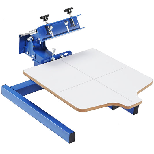 Screen Printing Machine 1 Colour 1 Station 54x45cm T-Shirt Press