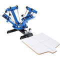 4 Color 1 Station Screen Printing Machine Screenprint Press