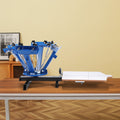 4 Color 1 Station Screen Printing Machine Screenprint Press