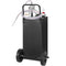 114L Gas Caddy Fuel Storage Tank Wheels Transfer Pump Black