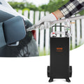 114L Gas Caddy Fuel Storage Tank Wheels Transfer Pump Black
