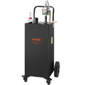 Fuel Caddy 114L Fuel Storage Tank 4 Wheels Manual Pump Black
