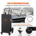 Fuel Caddy 114L Fuel Storage Tank 4 Wheels Manual Pump Black
