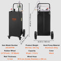Fuel Caddy 114L Fuel Storage Tank 4 Wheels Manual Pump Black