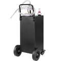 Fuel Caddy 114L Fuel Storage Tank 4 Wheels Manual Pump Black