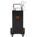 Fuel Caddy 114L Fuel Storage Tank 4 Wheels Manual Pump Black