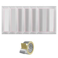 Screen Printing Kit 6pc Aluminum Frames 25.4x35.6cm 110 Mesh