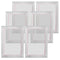 Screen Printing Kit 6pc 25.4x35.6cm Aluminium Frames 156 Mesh