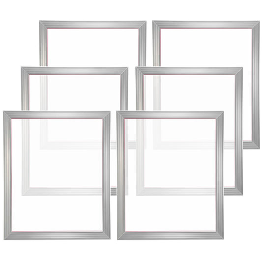 Screen Printing Kit 6pc 20x24 Aluminum Frames 160 Mesh Tape